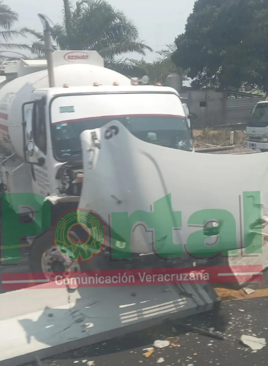 Se Accidenta Pipa En La Autopista Veracruz Xalapa Portal