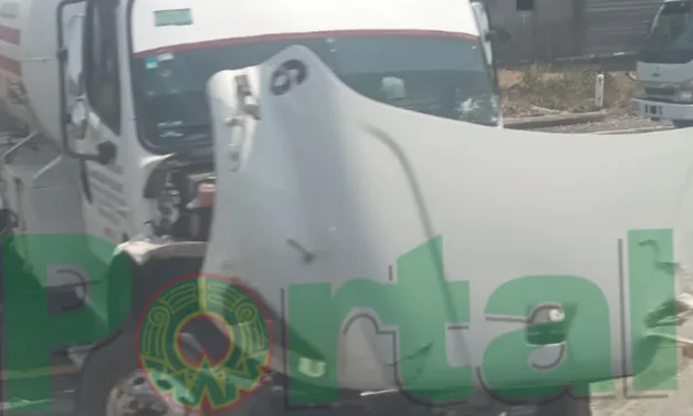 Se accidenta pipa en la autopista Veracruz – Xalapa