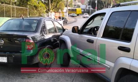 Accidente de tránsito a la altura del Tecnológico de Xalapa