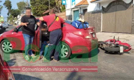 Accidente de tránsito en la Av. Justino Sarmiento, Xalapa