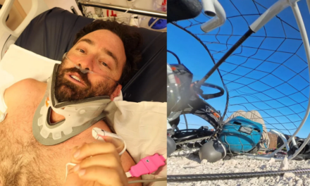 Video: Youtuber sobrevive tras caer de su parapente