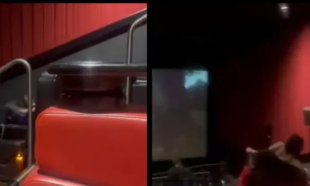 Video: Mujer  fue expulsada de una sala del cine por molestar verbalmente a los demás