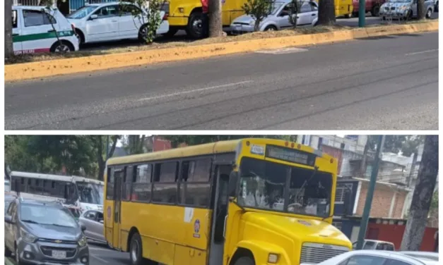 Accidente de tránsito en la avenida Ruiz Cortines, Xalapa