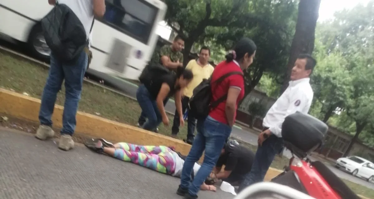 Persona atropellada en la avenida Ruiz Cortines, Xalapa