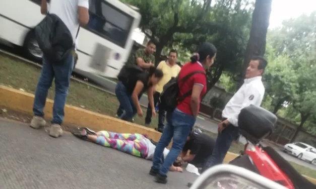 Persona atropellada en la avenida Ruiz Cortines, Xalapa