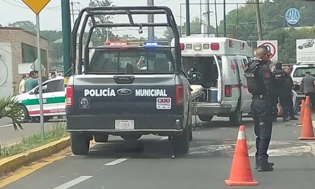 Accidente de tránsito en la carretera Xalapa-Coatepec