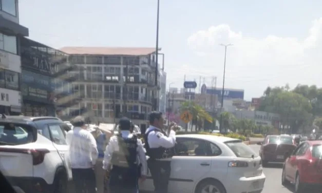 Accidente de tránsito sobre la avenida Murillo Vidal