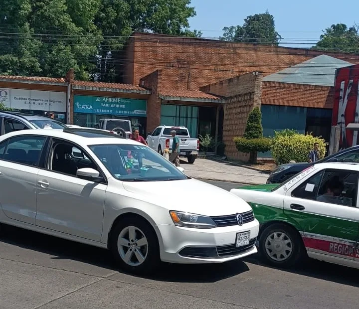 Accidente de tránsito a la altura de la altura de Caxa