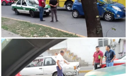 Dos accidentes de tránsito en la avenida Xalapa