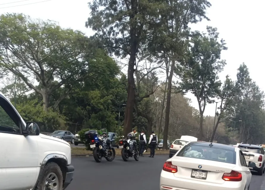 Dos accidentes de tránsito a la altura de la Estancia Garnica, Xalapa