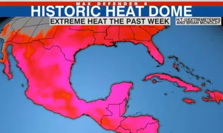 Domo de calor afecta a México y a Centroamérica durante al menos diez días