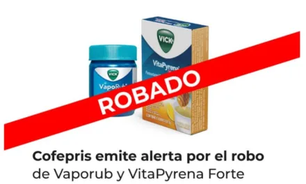 Cofepris emite alerta por el robo de Vaporub y VitaPyrena Forte