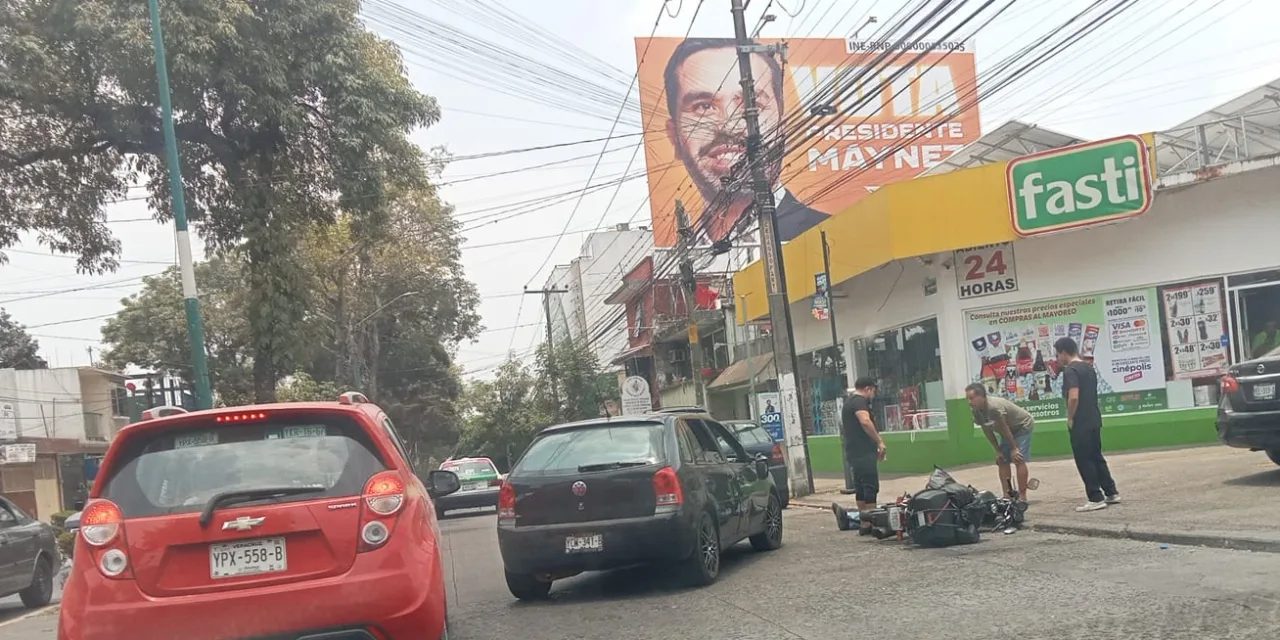 Accidente de tránsito en la avenida Américas, esquina Emilio Carranza