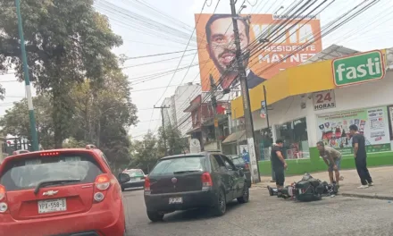 Accidente de tránsito en la avenida Américas, esquina Emilio Carranza