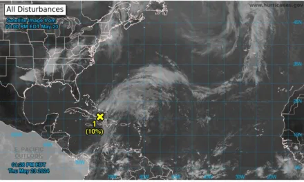 Ya se ve la primera onda tropical de la temporada 2024 en el Atlántico