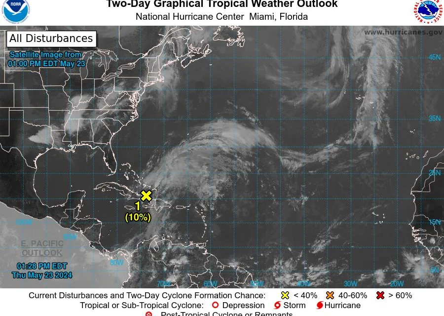 Ya se ve la primera onda tropical de la temporada 2024 en el Atlántico