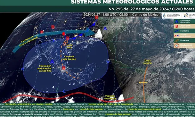 Prevén chubascos y lluvias puntuales fuertes en México: Conoce los estados afectados