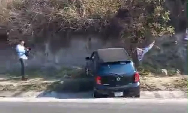 Video:Accidente en el puente de la central de Abastos, Xalapa