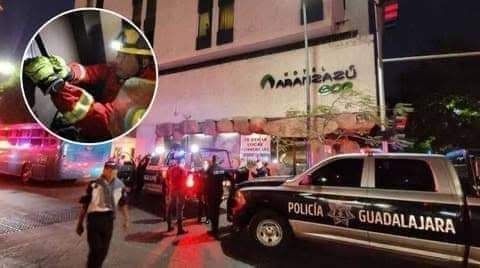 Cae elevador en hotel de Guadalajara; abordo iban deportistas