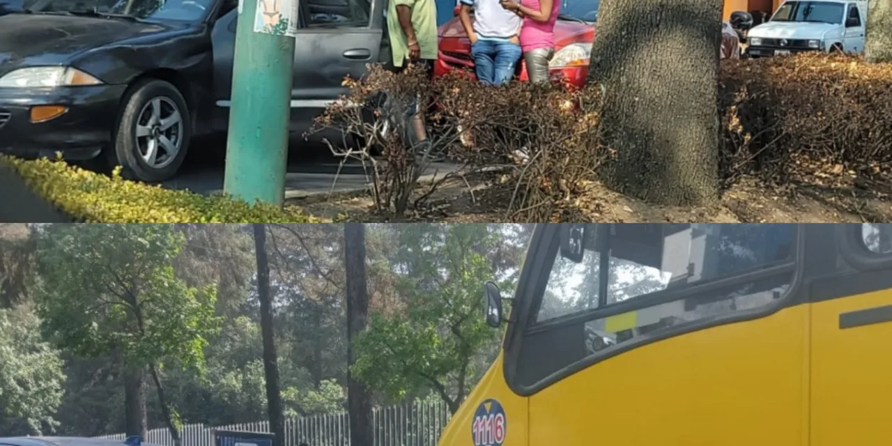 Se registran dos accidentes de tránsito esta tarde en Xalapa