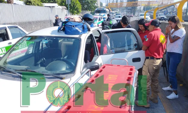 Motociclista lesionado a la altura de Plaza Cristal