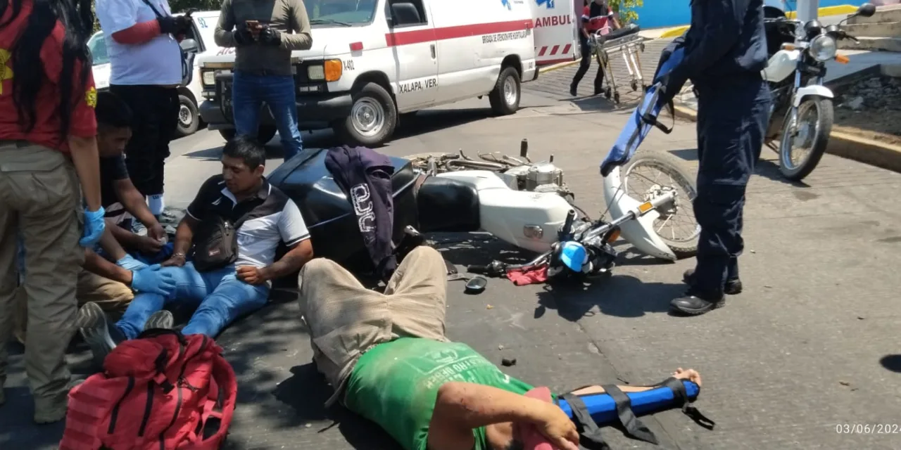 Se registran dos accidentes más esta tarde de  Xalapa