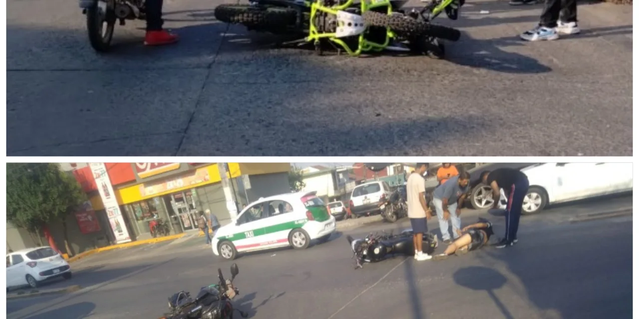 Continúan los accidentes de motociclistas este día