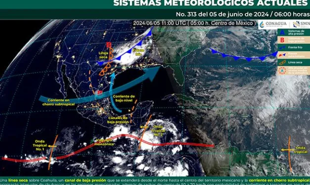 Para este martes, se prevén lluvias fuertes en varias regiones del país