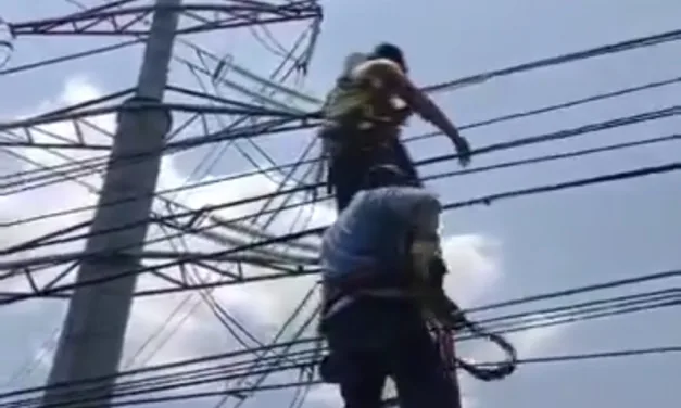 VIVIÓ PARA CONTARLO‼️  TRABAJADOR SOBREVIVE A DESCARGA ELÉCTRICA