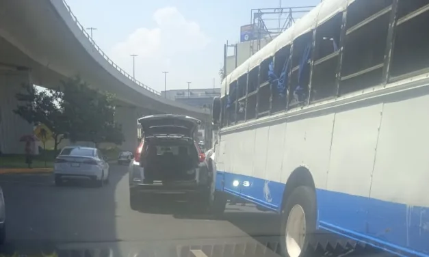 Accidente de tránsito a la altura del puente Bicentenario