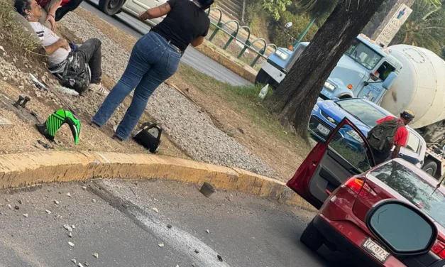 Motociclista lesionado en accidente a la altura de la Usbi