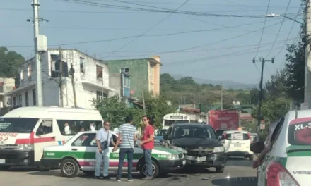 Accidente en Prolongación Mártires 28 de Agosto, Xalapa