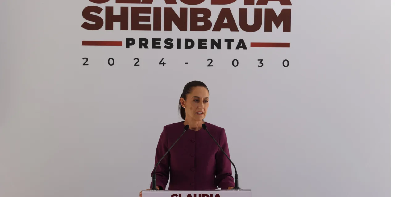 Anuncia Sheinbaum gira con AMLO