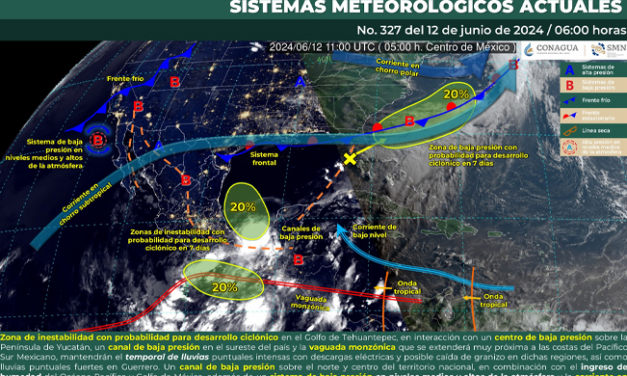 La vaguada traera este miércoles descargas eléctricas y posible caída de granizo