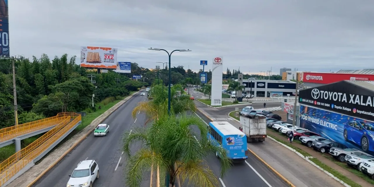 Para este dia en Xalapa disminuye ligeramente el calor,  una maxima de 28.5°