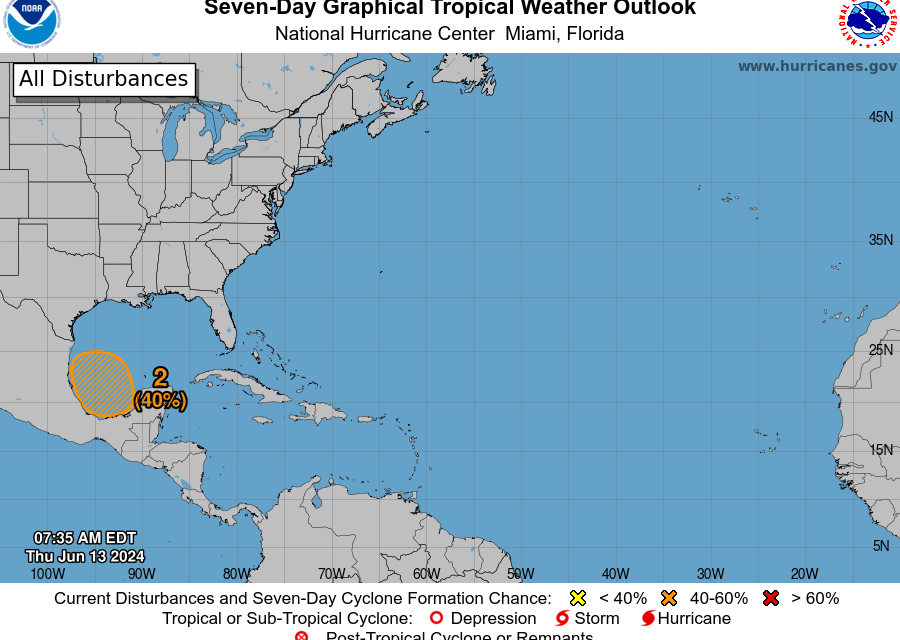 SMN alerta de posible formación de ciclón tropical