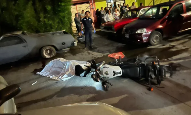 Fallece repartidor de pizzas  en la Colonia Revolución