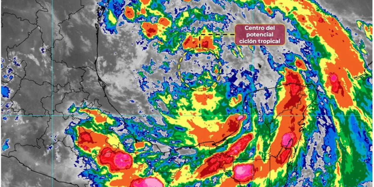 El  ‘ciclón tropical Uno’ ocasionará descargas eléctricas, rachas fuertes de viento y granizo