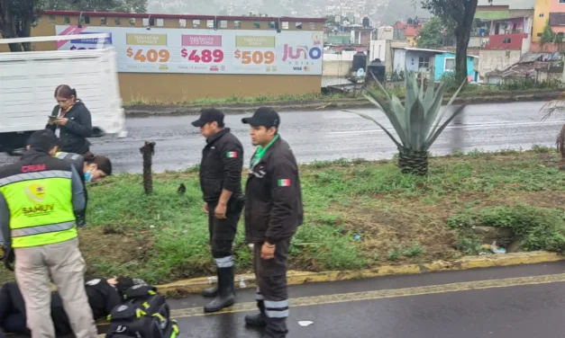 Motociclista lesionado en el bulevar Xalapa – Banderilla