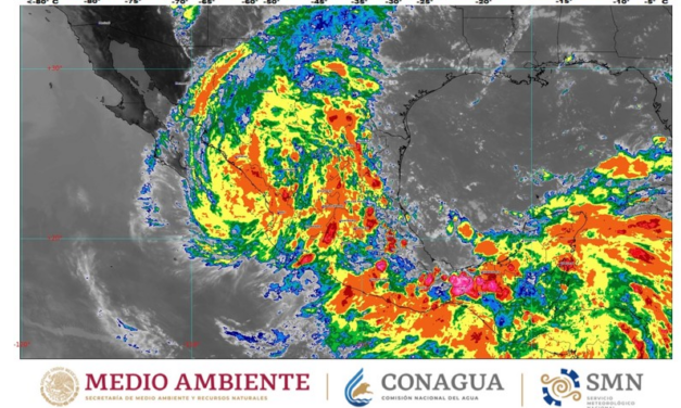 Mañana, continuará el temporal de lluvias de muy fuertes a intensas