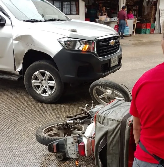 Accidente de tránsito en la avenida Mártires 28 de Agosto