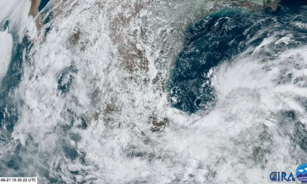 Tras el paso de la tormenta Alberto que nos trajo abundantes precipitaciones, un nuevo ciclón se prevé este fin de semana sobre el Golfo de México