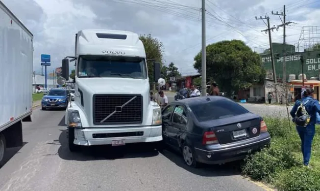 Accidente de tránsito en el bulevar Xalapa – Banderilla