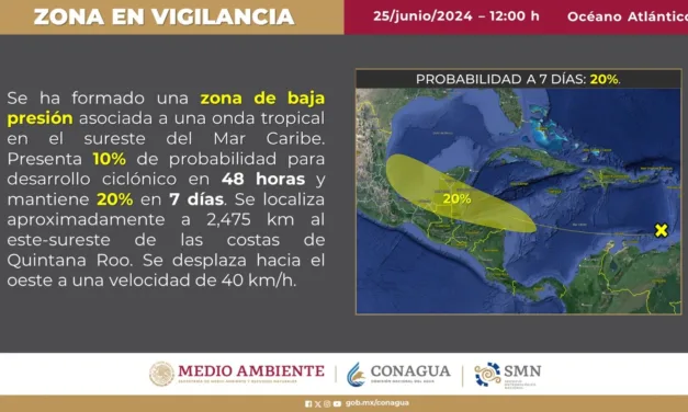 Otro CICLÓN impactaría a México antes de terminar junio; FECHA y estados