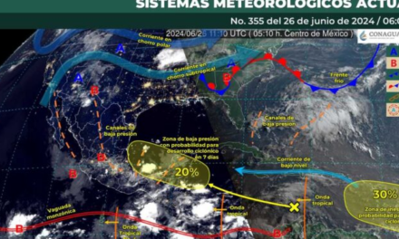 Se esperan para este miércoles tormentas eléctricas en México