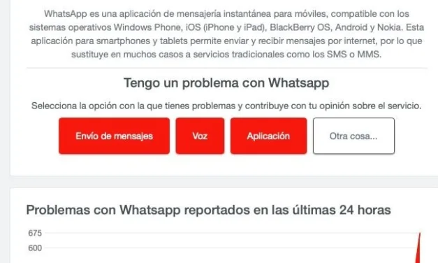 Whatsapp falla hoy 27 de junio de 2024, reportan usuarios