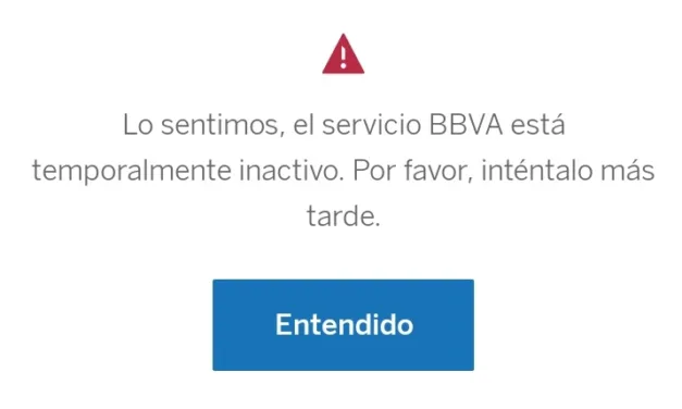 Usuarios reportan fallas en App de BBVA este viernes