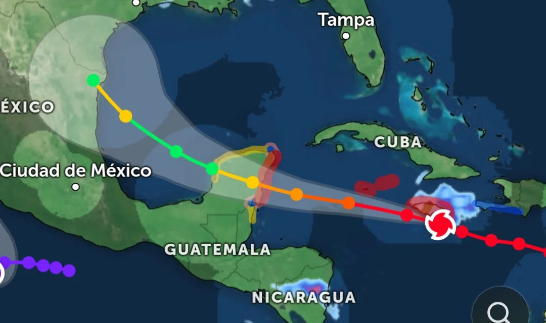 Huracán Beryl: crean mapa interactivo para ver su ubicación exacta