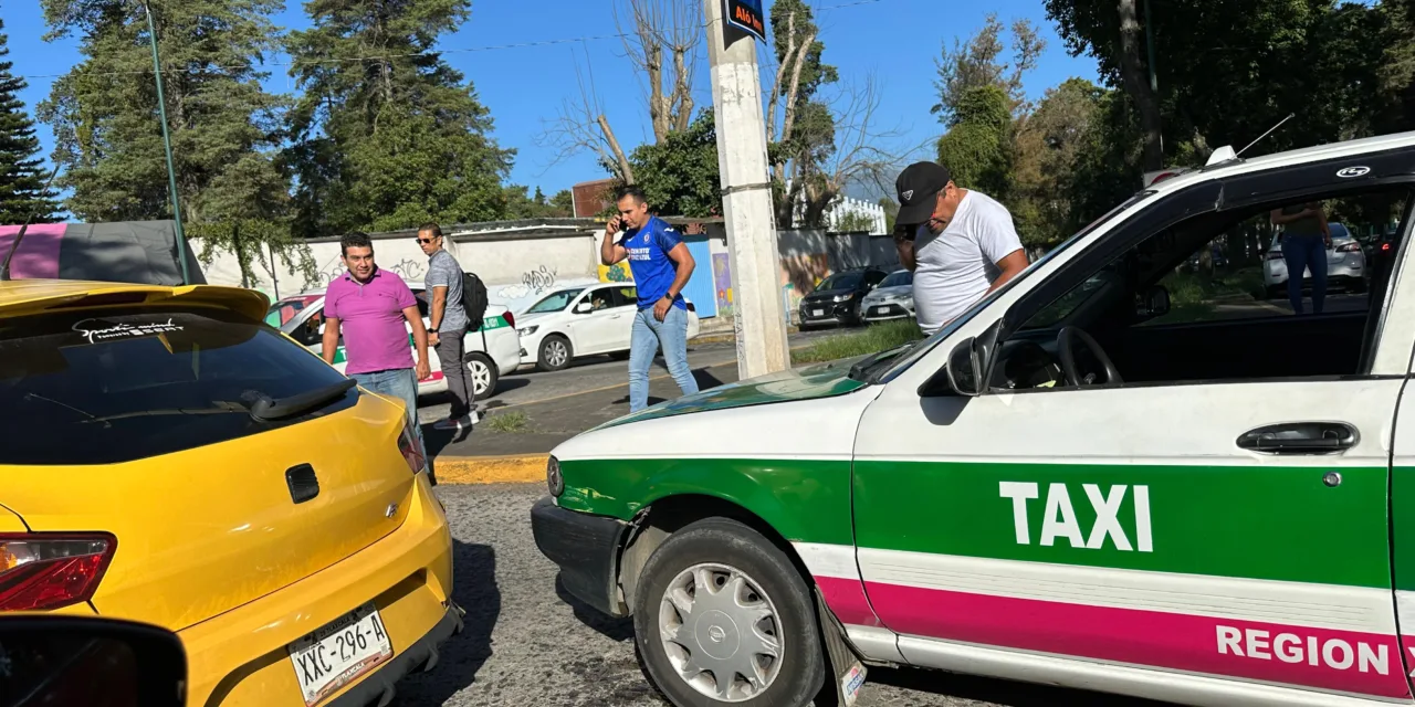 Accidente de tránsito en la Avenida Villahermosa y la Av. Xalapa