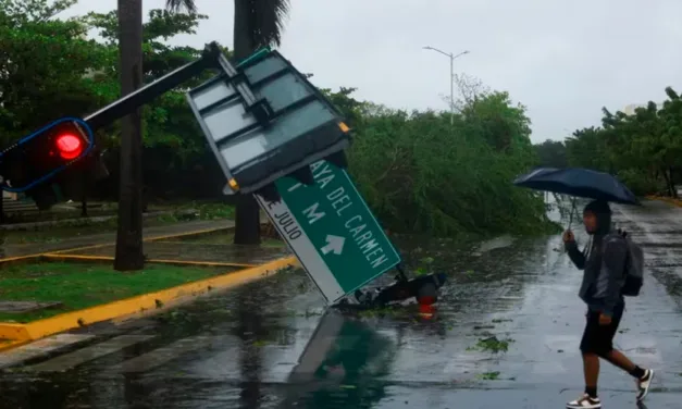 Saldo blanco tras el paso del huracán  Berly en Quintana Roo